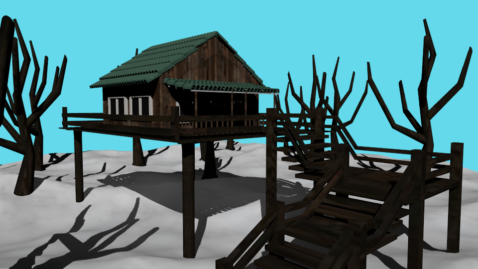 Winter cabin  preview image 1